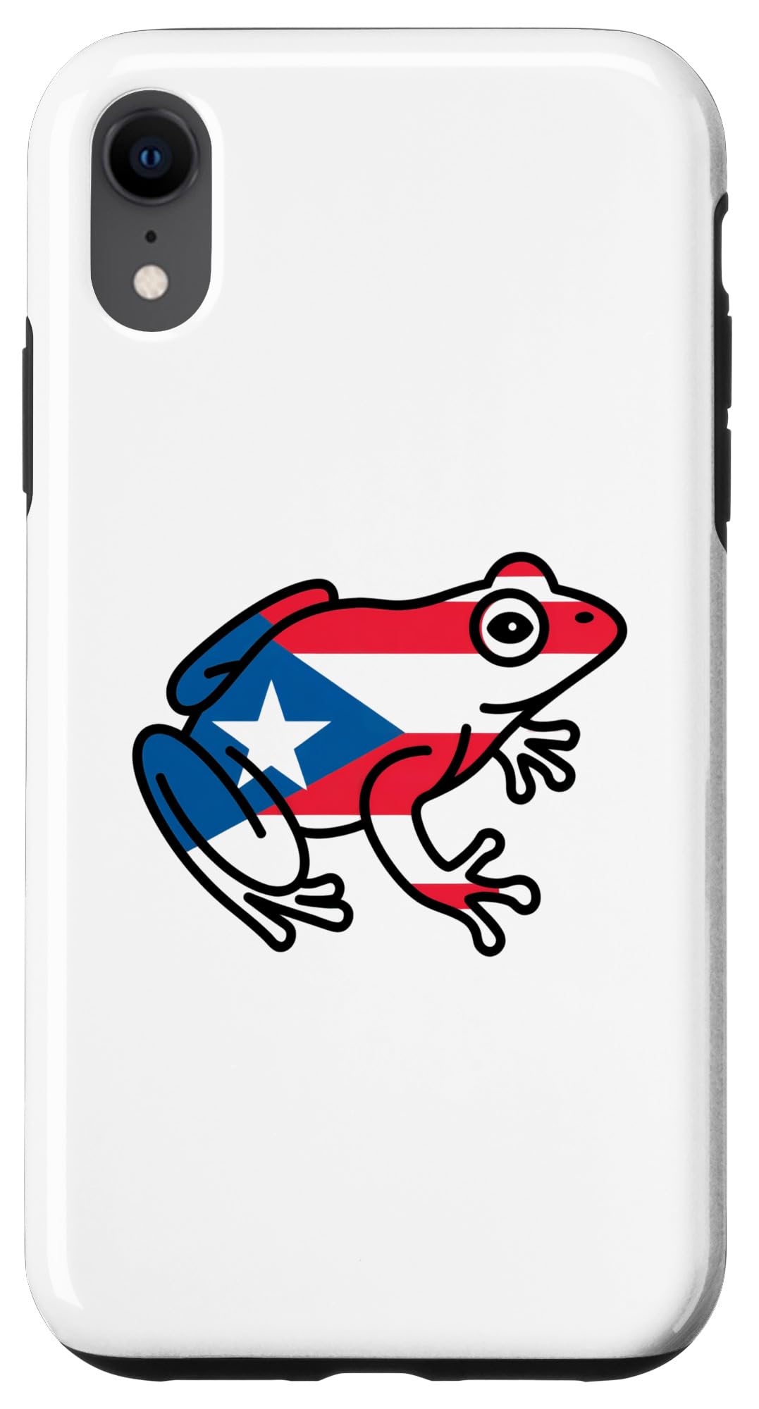 プエルトリコ カエル ラナ 旗 サンファン 島 国 スマホケース iPhone XR 用