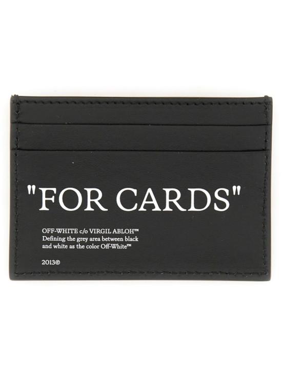 OFF WHITE Men Wallet OMND067 C99LEA0011001 Black