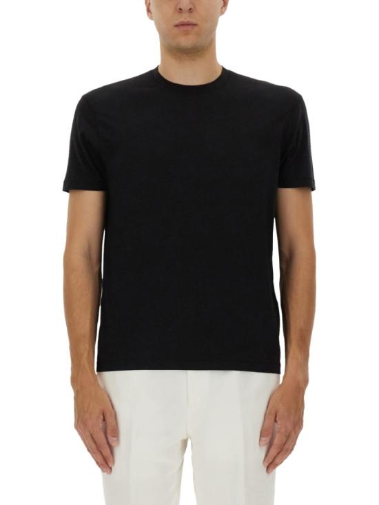 TOMFORD Men T-Shirts JCS004 JMT012LB999 Black
