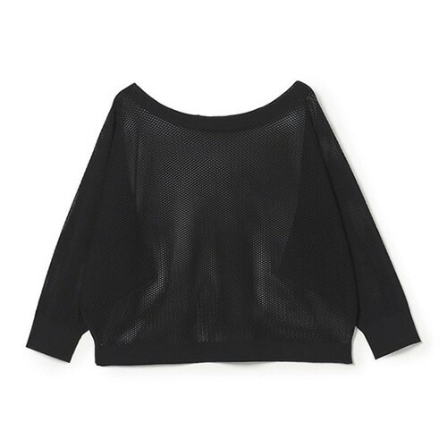 ノーソイングニット ７分袖メッシュニットＴシャツ フィットネス・ヨガ ウィメンズ 256303-8601-61-009