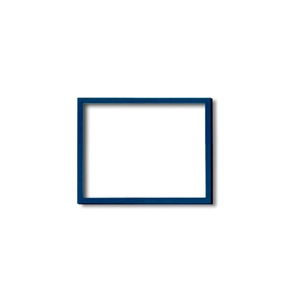 木製額色あせを防ぐUVカットアクリル デッサン額 インチサイズ（254203mm）ブルー（青）壁掛けひも付き 化粧箱入り