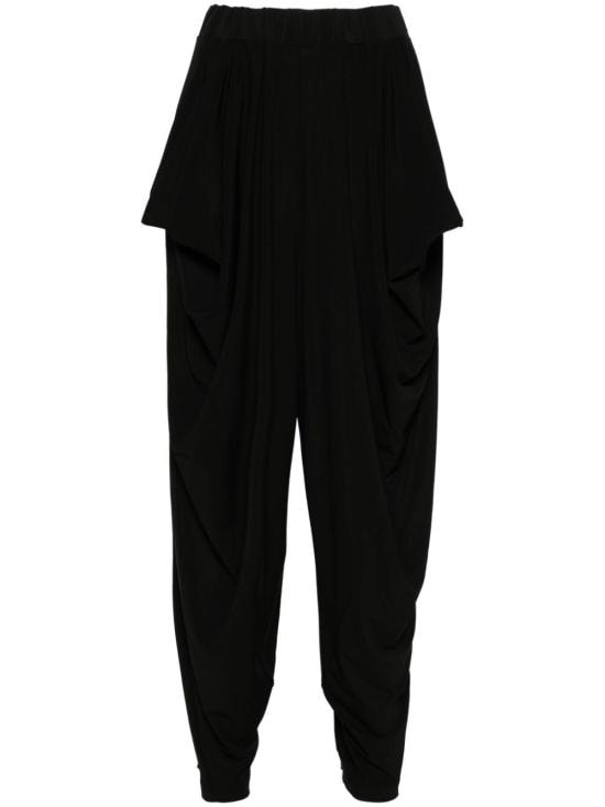 ISSEY MIYAKE Women Straight Pants IM46JF721 15 BLACK