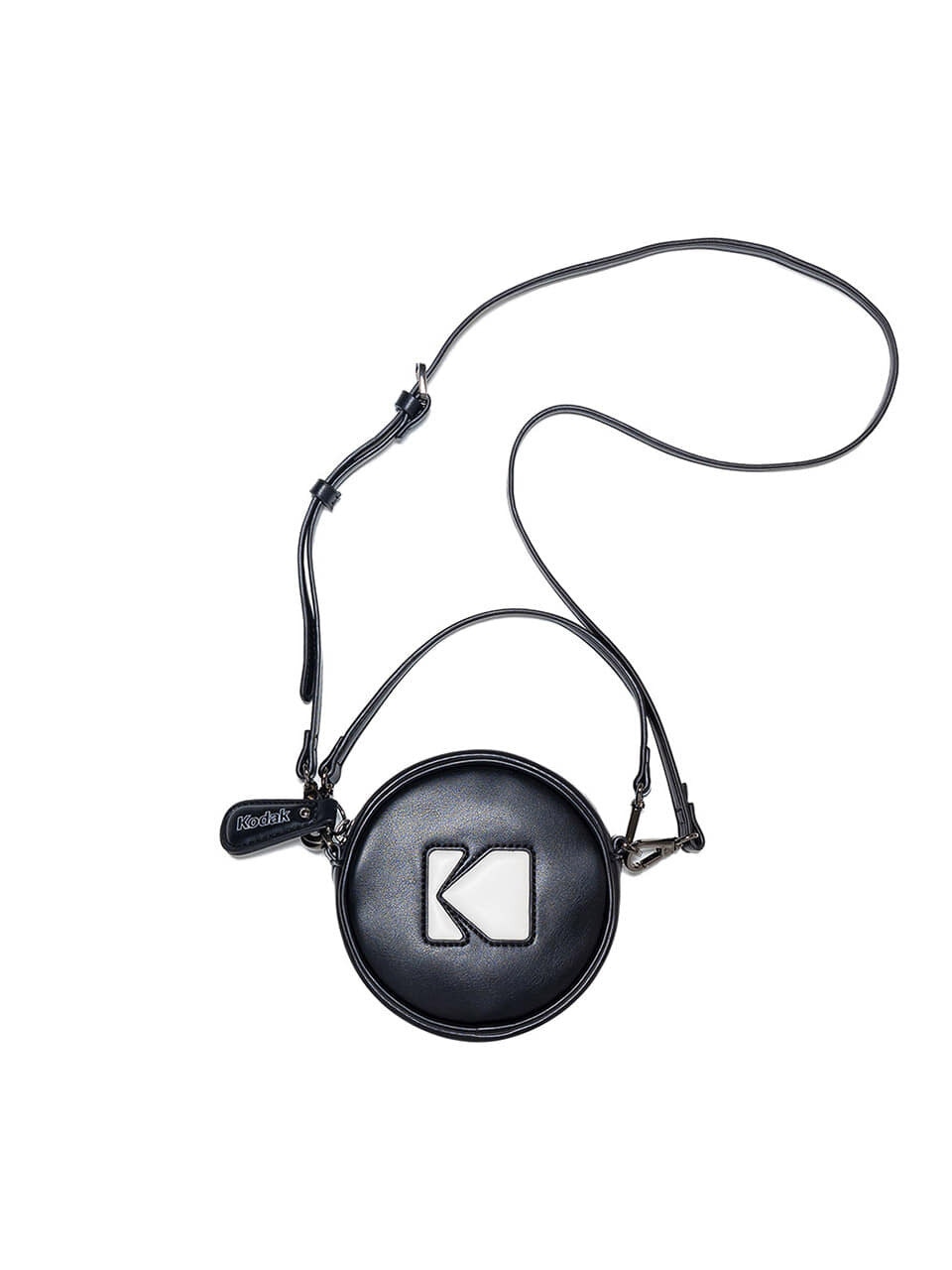 コダックアパレルロゴカラーコインバッグブラック