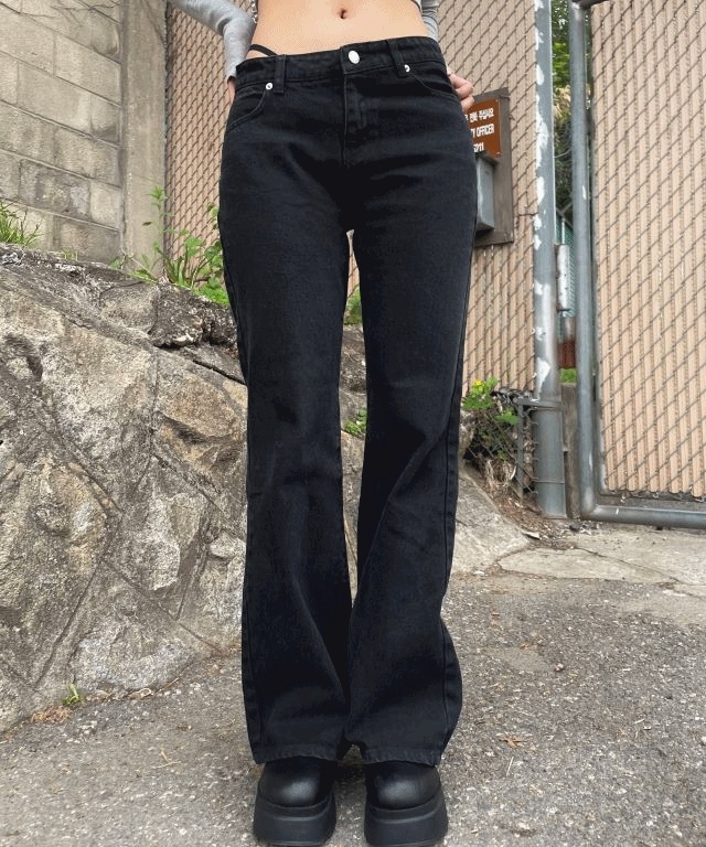 T black denim