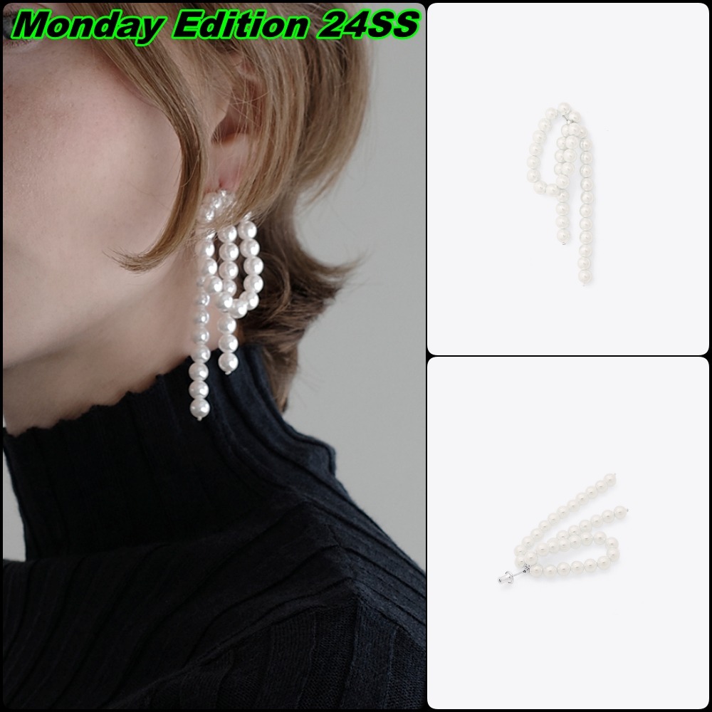 【Monday Edition】24SS FRENCH BOW SINGLE EARRING