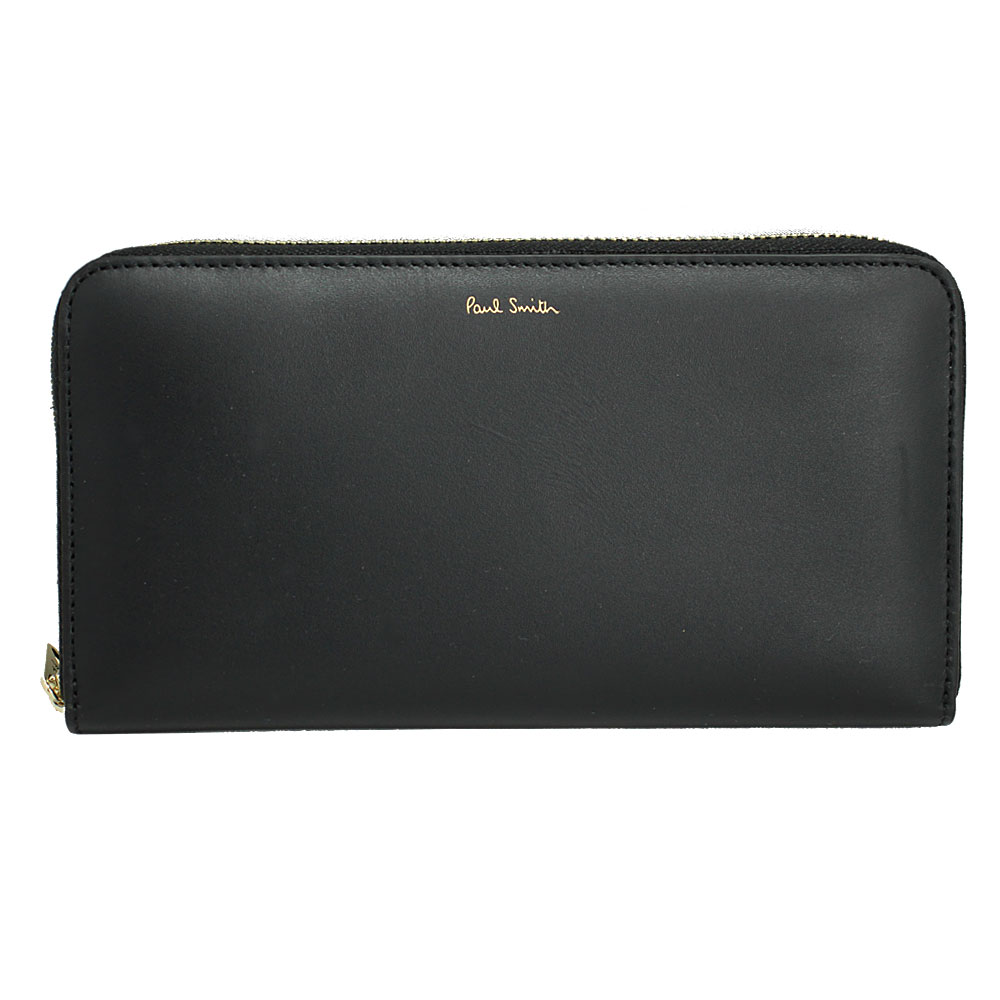 ラウンドファスナー長財布 レザー ブラック 内側マルチカラー M1A 4778 BMULTI 79