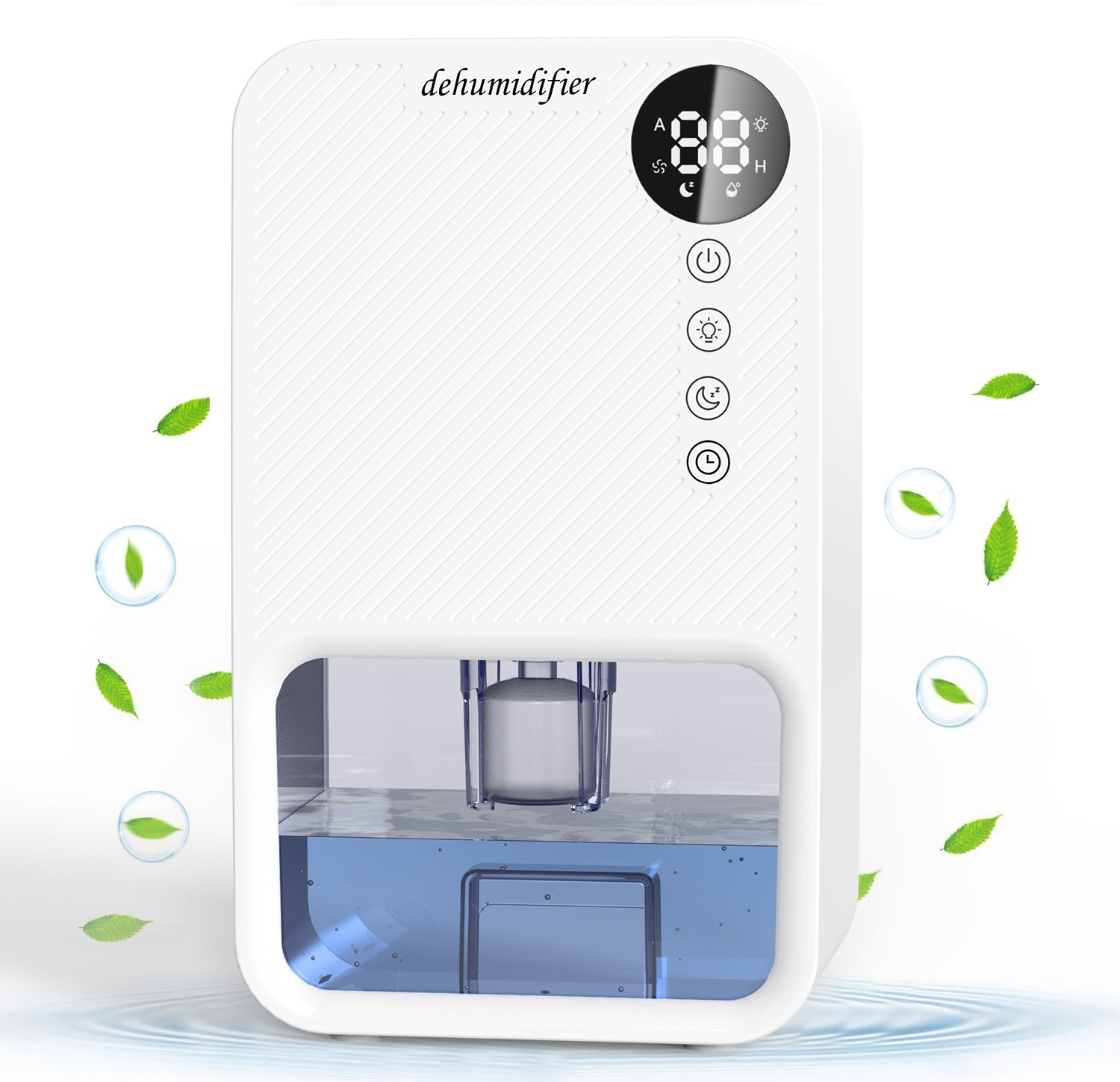 除湿機 小型 LED表示画面 衣類乾燥除湿機 除湿器 ダブルぺルチェ式 強力 じょしつき 24時間切タイマー 7色ナイトランプ 満水自動停止 コンパクト 省エネ 静音 湿気&梅雨対策 消臭 結露&カビ