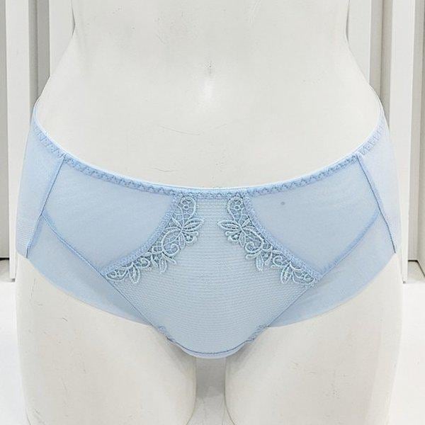 ケミカル刺繍モチーフ 여성 ノーライン ヘムパンティ BP1931P_US