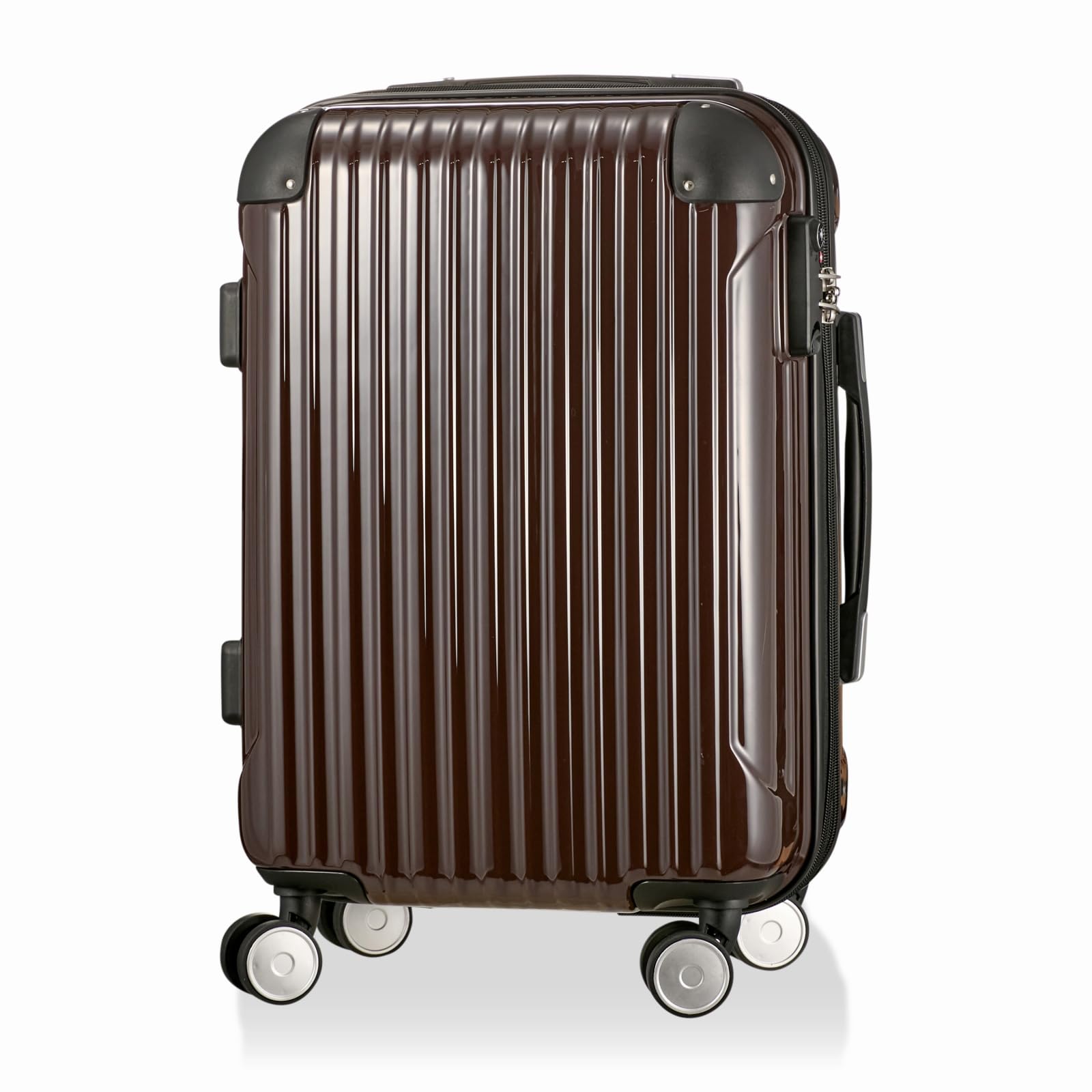 [シフレ] スーツケース ハードジッパー serio セリオ 拡張機能付 機内持込可 B5851T-S 機内持ち込み可 32L 55 cm 3.1kg ブラウン