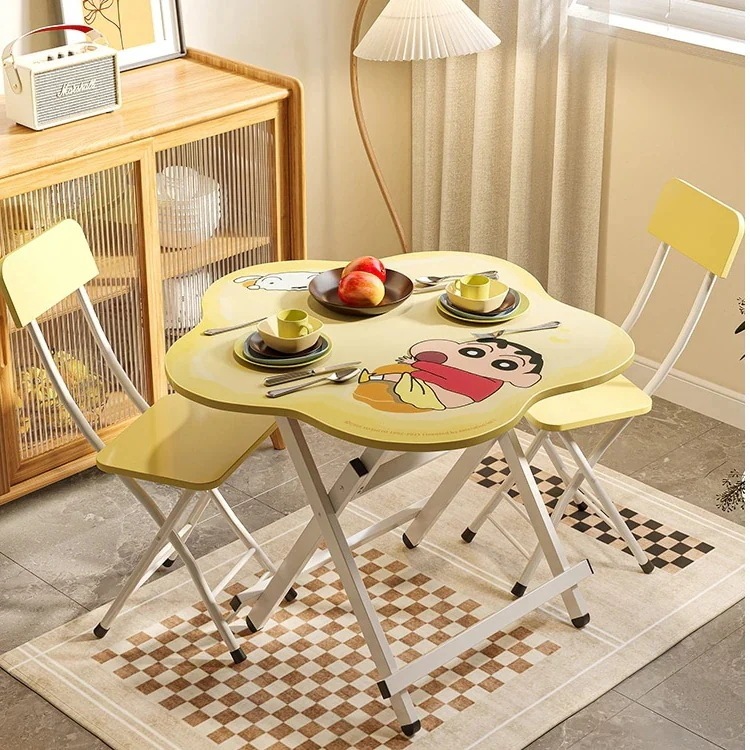 折りたたみテーブル ダイニングテーブル 家庭 子供用 学習 シンプル ダイニングテーブル アウトドア ポータブル 屋台 テーブルと椅子 レンタル 小規模アパート