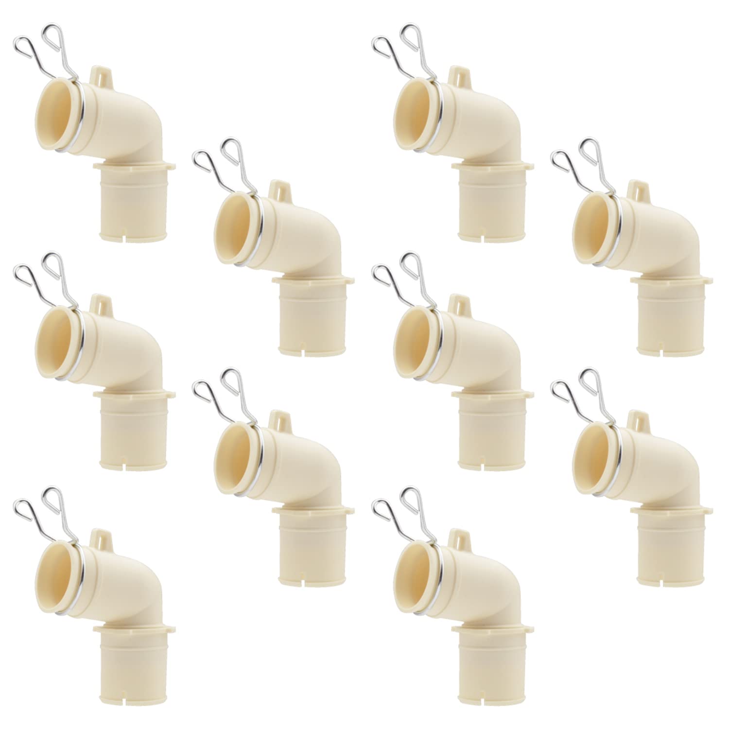 GAONA これエエやん 洗濯機排水トラップ用エルボ 10個 GA-LF046