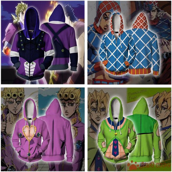 ジョジョの奇妙な冒険 ヴィネガードッピオ ディアボロ　ぱーかー　秋　冬　柔らかい　長袖　トップス