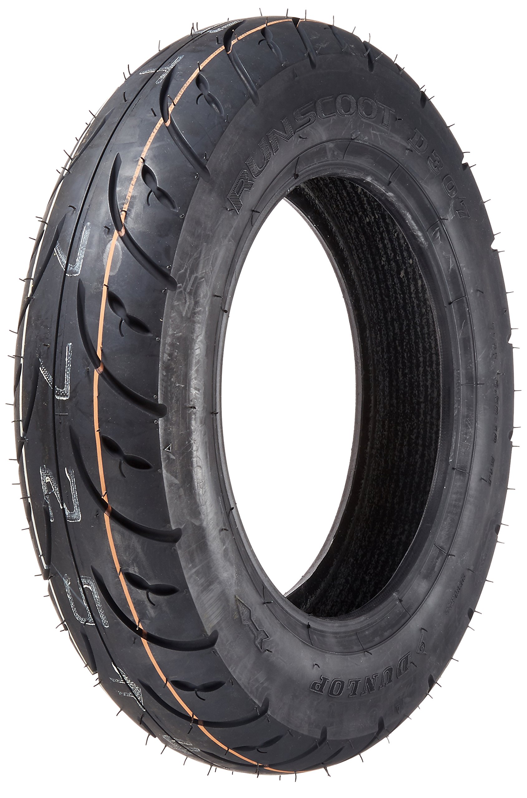 DUNLOP(ダンロップ)バイクタイヤスクーター用 RUNSCOOT D307 前後輪共用 3.50-10 51J チューブレスタイプ(TL) 305509 二輪 オートバイ用
