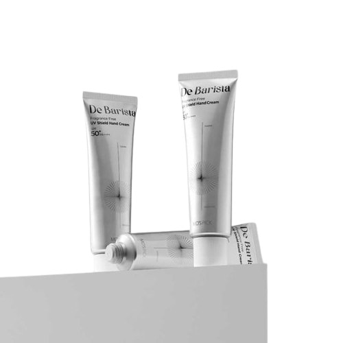 エムディスピック ド バリスタ 無香料UVシールドハンドクリーム 50g×2本（SPF50+ PA++++）