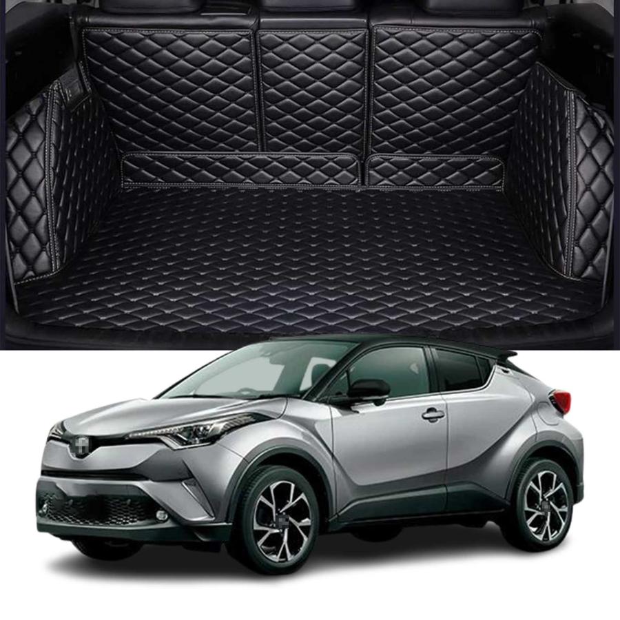 に適用 トヨタ C-HR 2016年12月-2019年9月 トランクマット 専用設計車のトランクマット 3Dフルカバーカーゴマット カスタム 車のトランクマット XPE レザーラゲ