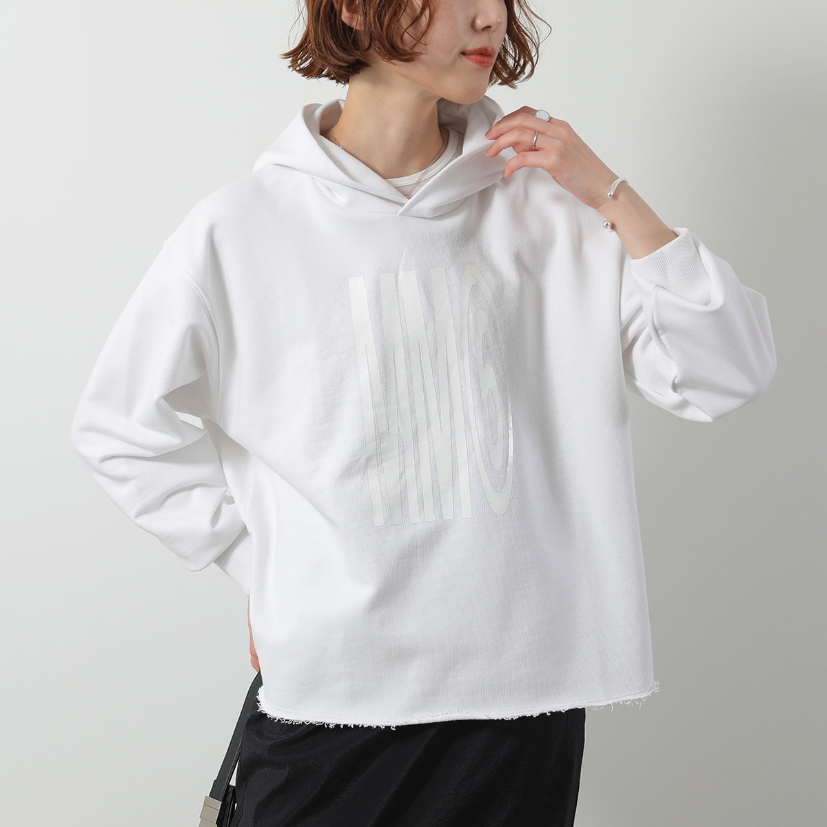 MM6 KIDS エムエムシックス メゾンマルジェラ キッズ パーカー M60769 MM04H レディース ガールズ プルオーバー スウェット カラー2色