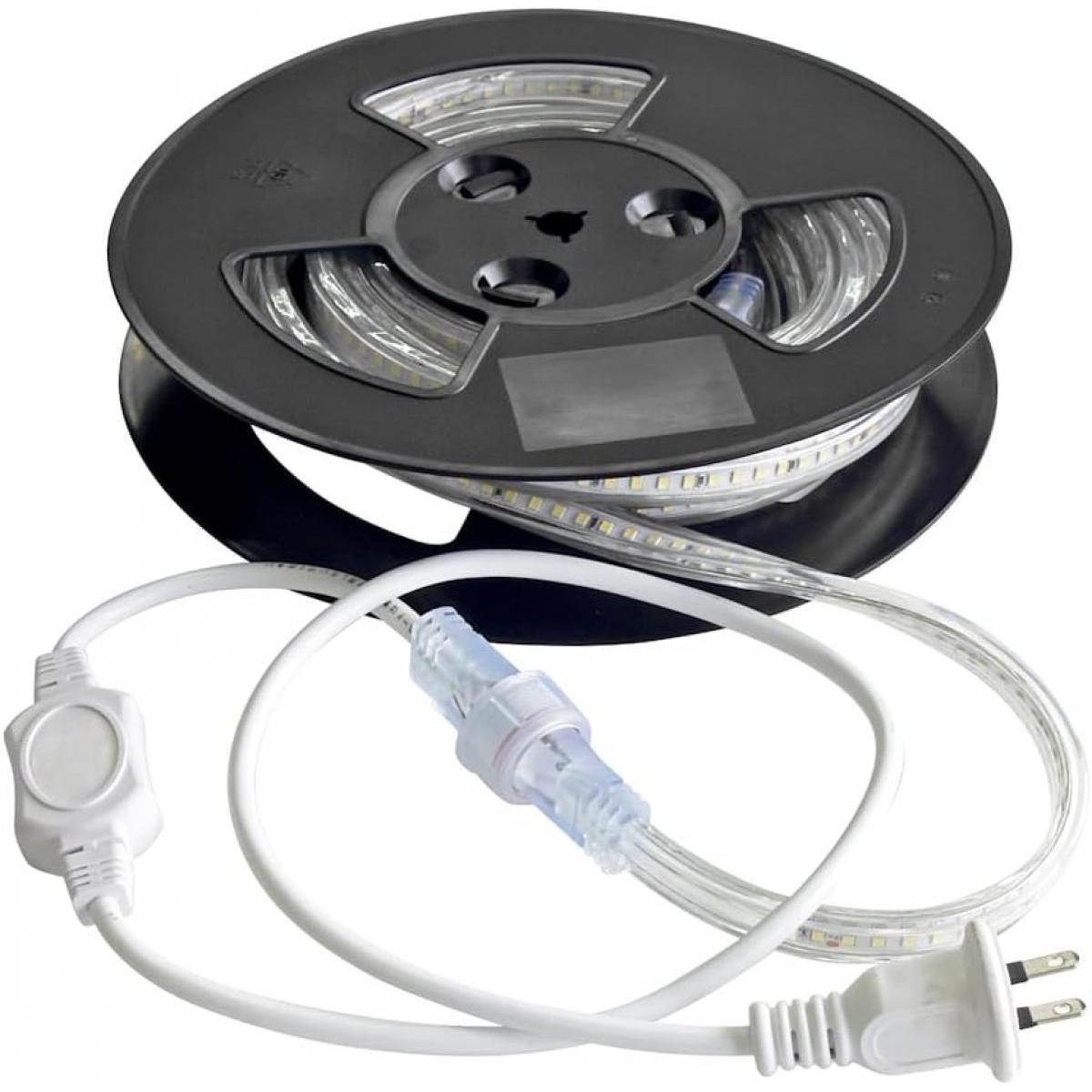 富士倉 LEDロープライト 両面発光 白 5m 電源付き FRL-W5M-W 作業灯 投光器 照明