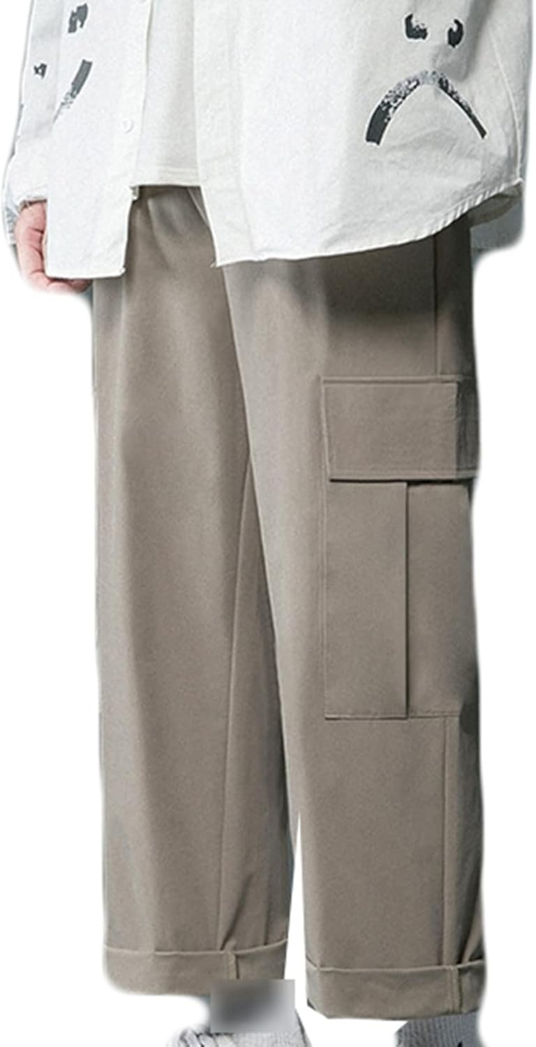 ワイドパンツ メンズ カーゴパンツ バギーパンツ マルチポケット 大きいサイズ M~3XL ルーズ ストリート系 男女兼用 カジュアル ロングパンツ ユニセックス オシャレ かっこ