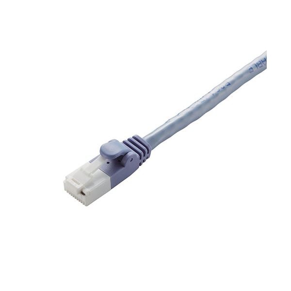 (5個セット)エレコム LANケーブル/CAT6対応/EU RoHS指令準拠/爪折れ防止/簡易パッケージ仕様/20m/ブルー LD-GPT/BU20/RSX5