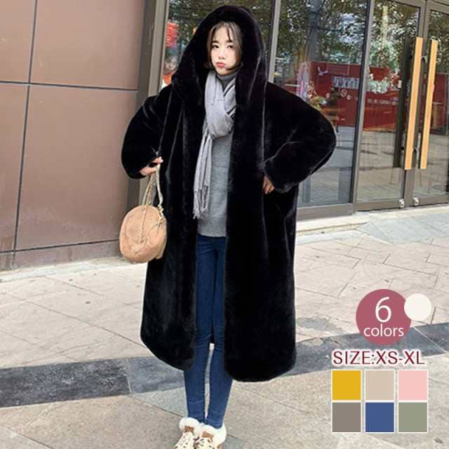 【急速发货】ボリュームファーコート 毛皮コート ファーコート アウター ボアブルゾン フェイクファー もふもふ 暖かい もこもこ レディース 防寒 冬服 大きめ カジュアル