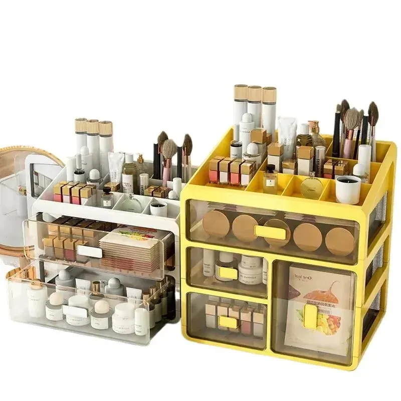 収納 美術生 デスクトップ アクセサリー 大容量 収納ケース 家庭用 クリア 文房具 おしゃれ 実用的だ 化粧品 ボックス