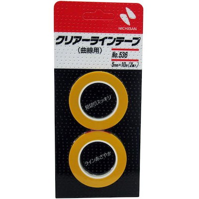 他サイト： NICHIBAN 259215 0005 ニチバン #536 クリアラインテープ 5ミリ曲線用の商品画像