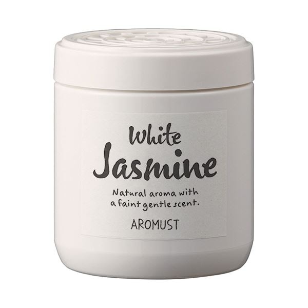 （まとめ） 晴香堂 アロマストナチュラル ホワイトジャスミン 160ml 1個 [x10セット]