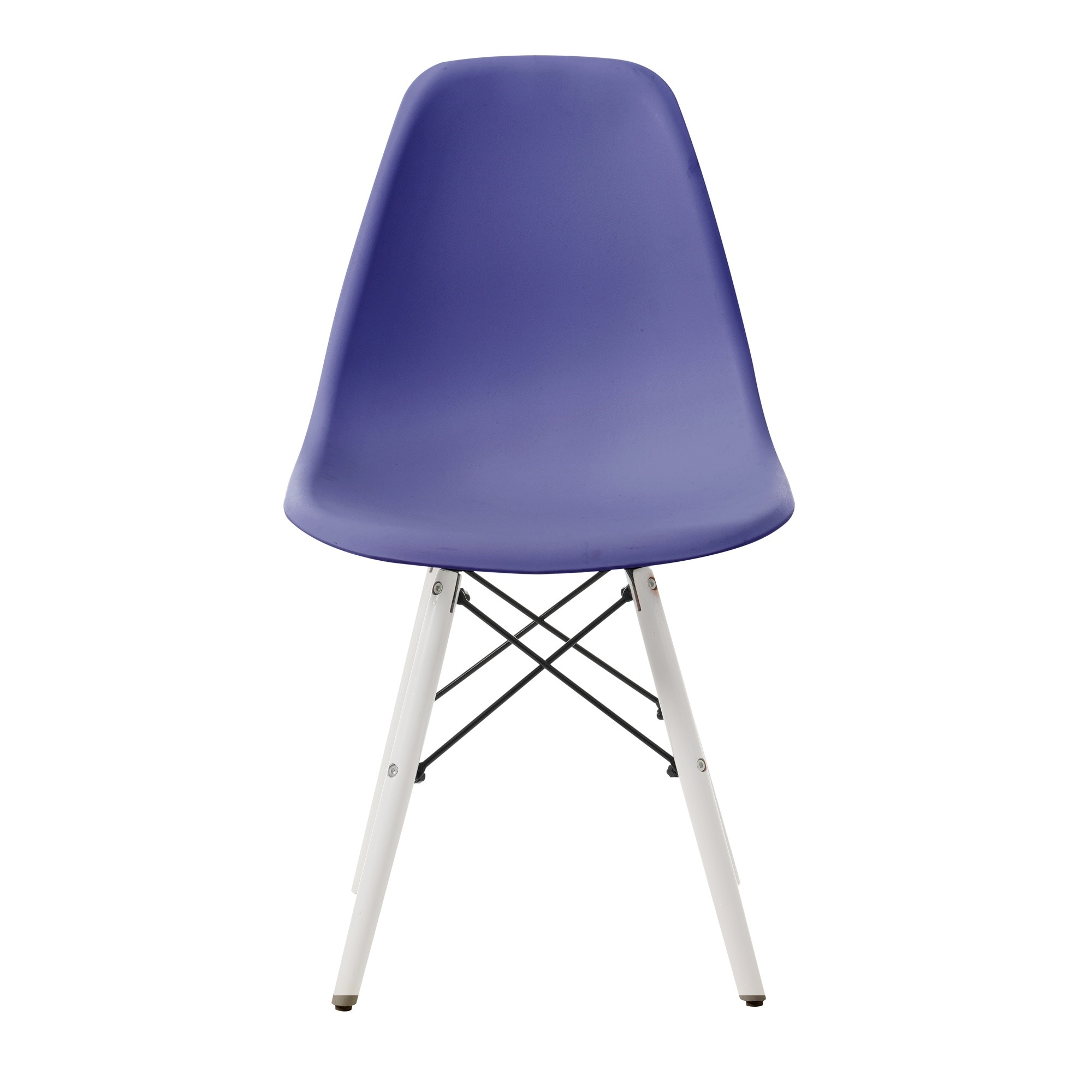 【国内出荷 - 3日配達】【4脚】【ネービーブルー座面＆ホワイト脚】イームズチェア リプロダクト ダイニングチェア ダイニングチェアー イームズチェア DSW eames イームズ チェアー DSW