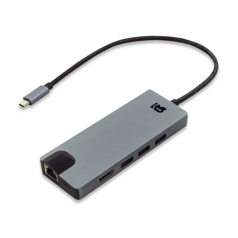 ラトックシステム　USB Type-C マルチアダプター(4K60Hz・PD対応・30cmケーブル) ［USB Power Delivery対応］　RS-UCHD-PHL4