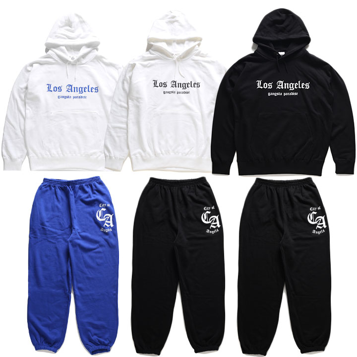 ACEFLAG 上下セット 長袖 レディース 全3色 大きいサイズ エースフラッグ セットアップ パーカー フーディ スウェット 上下 スウェットパンツ Los