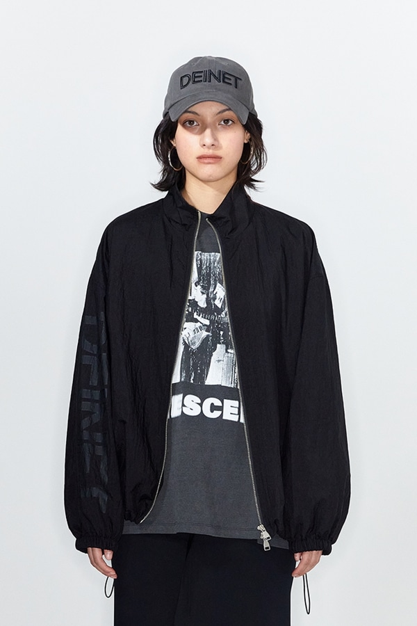 【DEINET】 DEINET LOGO JUMPER : BLACK