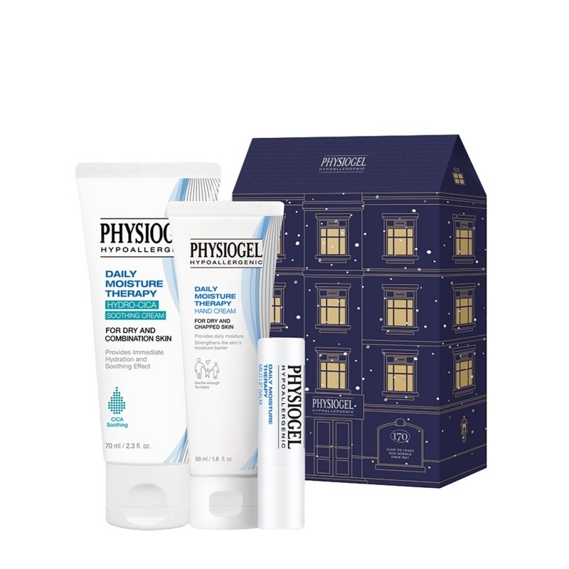 フィジオゲルホリデースペシャルギフトセット（DMTハイドロシカスーディングクリーム70ml +ハンドローション50ml +リップバーム4.2g）