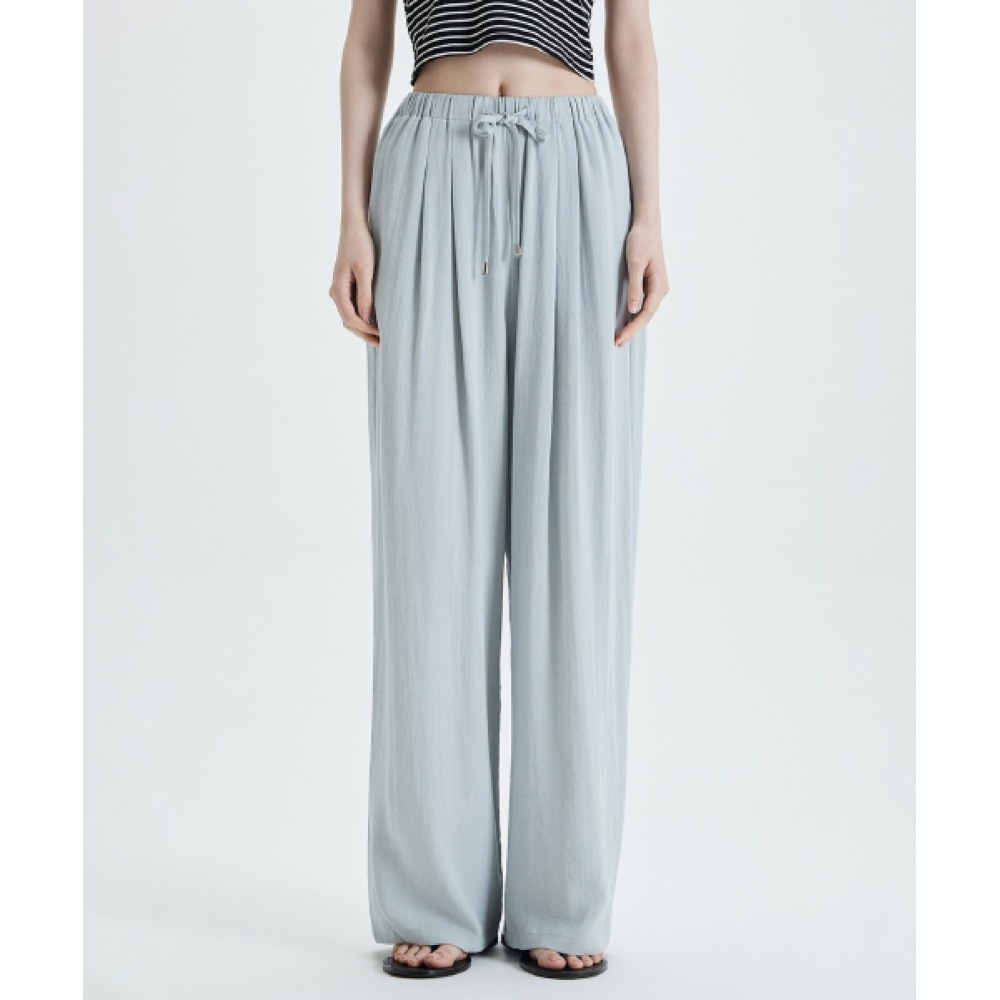 ミックスリネンワイドバンディングパンツ RE TCF70SS_MIWTCF80QC