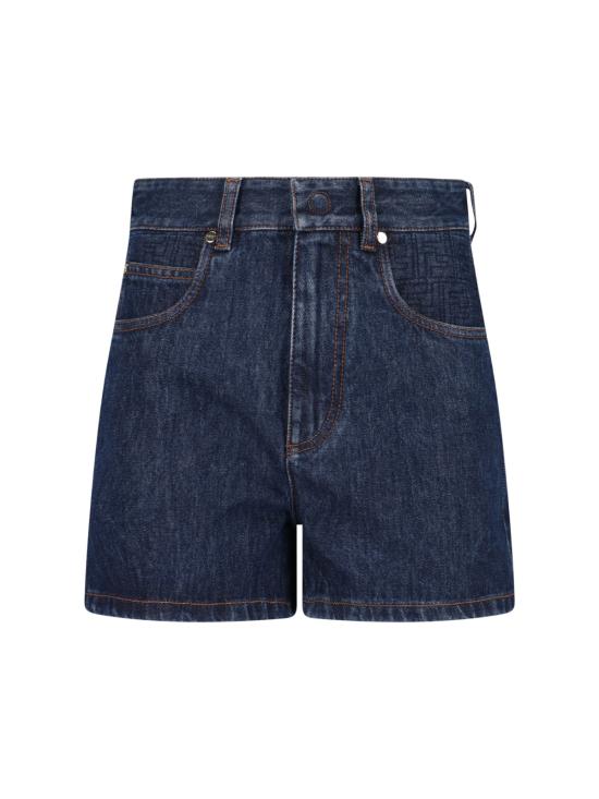 FENDI Women Denim Pants FLP861 AW82 F1UKI Blue