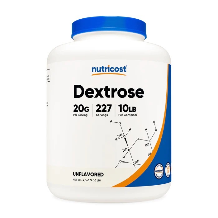 [USA] Nutricost ニュートリコスト Dextrose デックス ローストパウダー 無味 10ポンド
