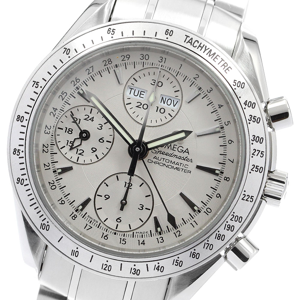 オメガ OMEGA 3221.30 スピードマスター トリプルカレンダー クロノグラフ 自動巻き メンズ 保証書付き_901419【中古】