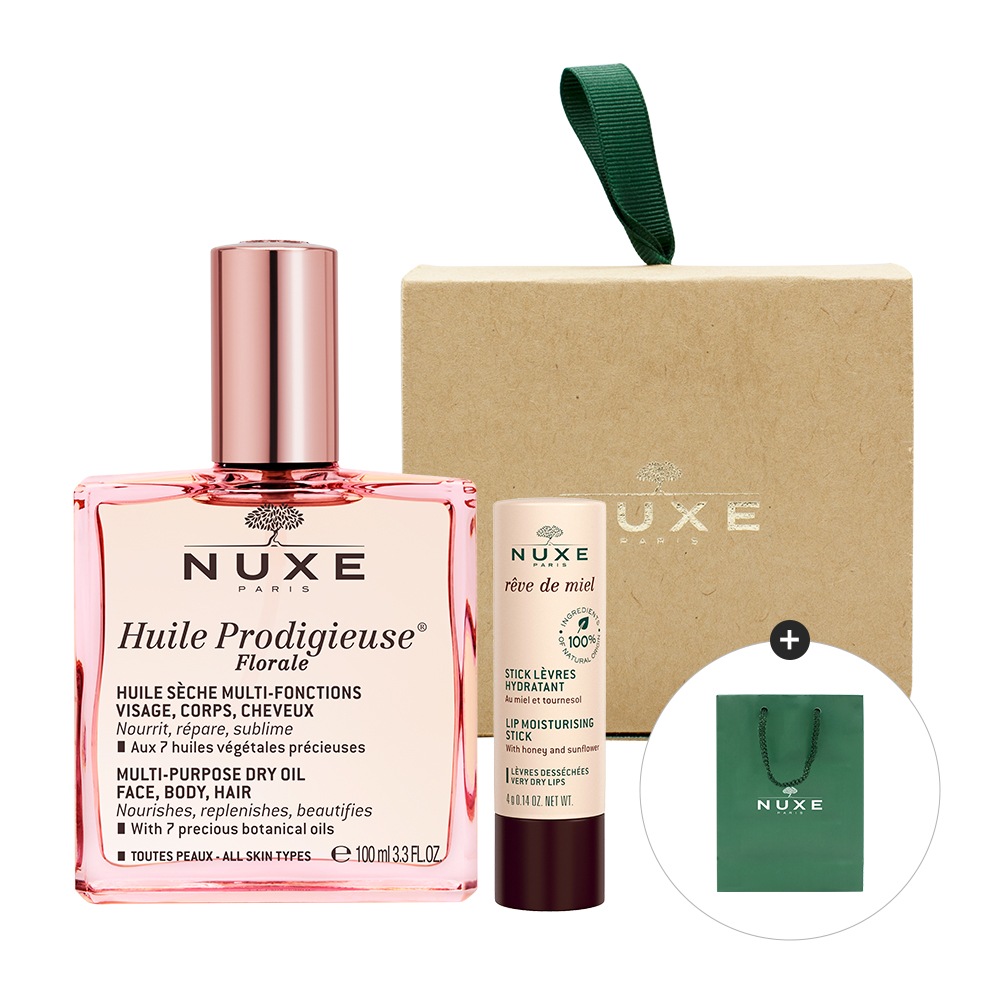 [ナックス][プレゼント包装] ウィル プロディジュース マルチ フローラル オイル 100ml+レブドミエル スティックレブル リップバーム 4g ギフト + ショッピングバッグ 6,329円
