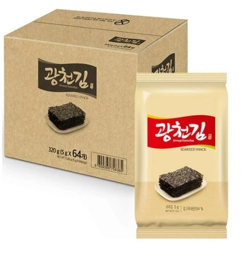 鉱泉海苔 弁当 のり 5g x 64個