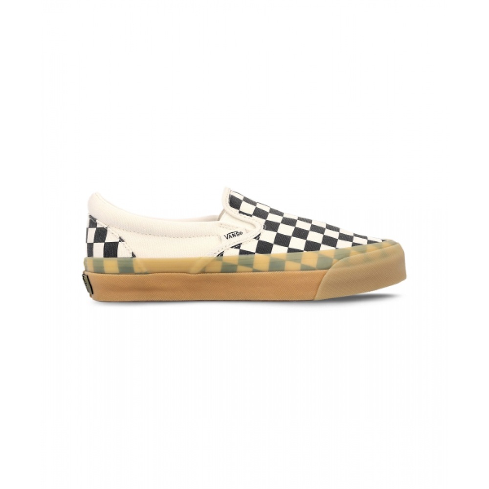 VANS プレミアムクラシックスリッポン LX-パリジャンナイト:マシュマロ/VN000E96GR11