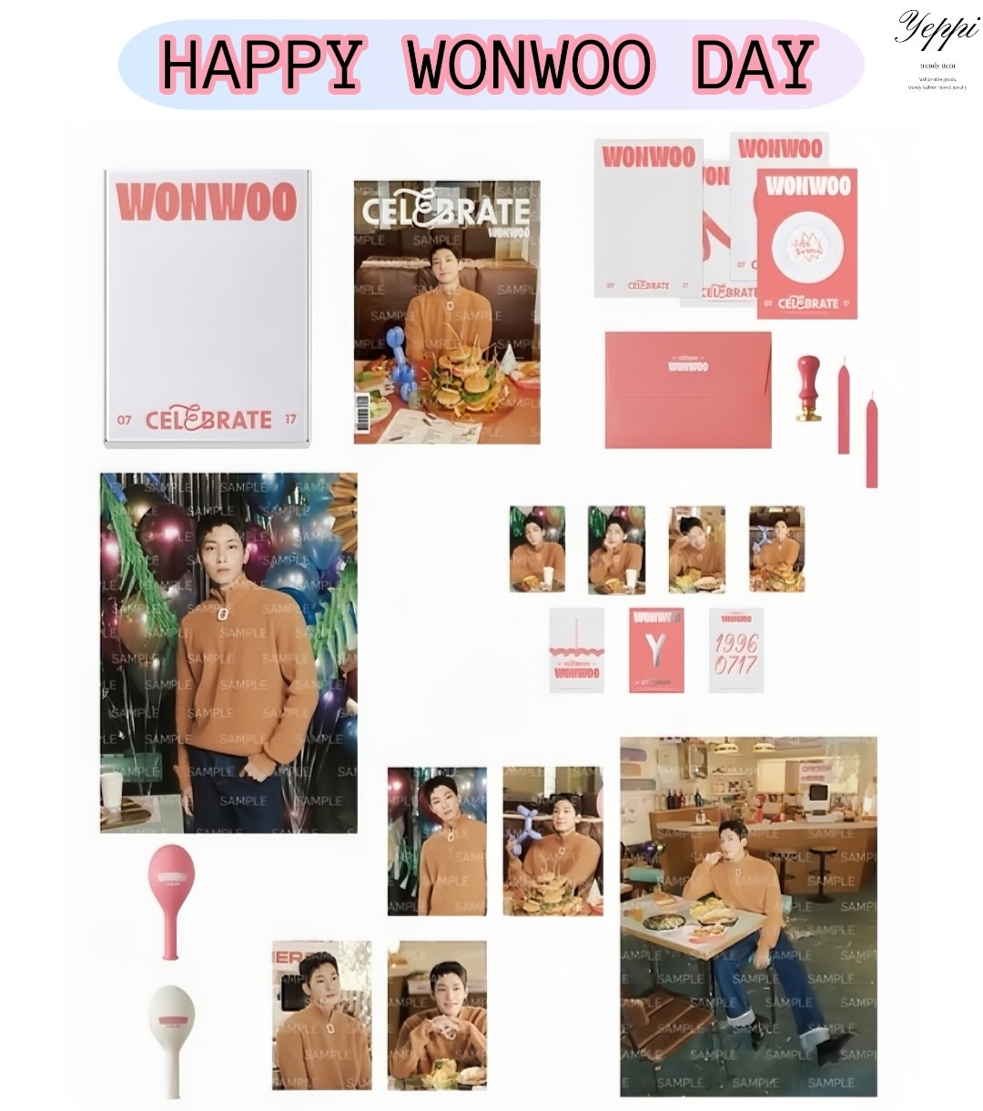 【 当日出荷 】SEVENTEEN HAPPY WONWOO DAY BIRTHDAY BOX VER.3 seventeen wonwoo 公式グッズ