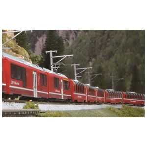 カトー 【再生産】(N) 10-1655 レーティッシュ鉄道「ベルニナ急行(新ロゴ)」 基本セット(3両) カトー 10-1655 レーティッシュ ベルニナ キホン3R