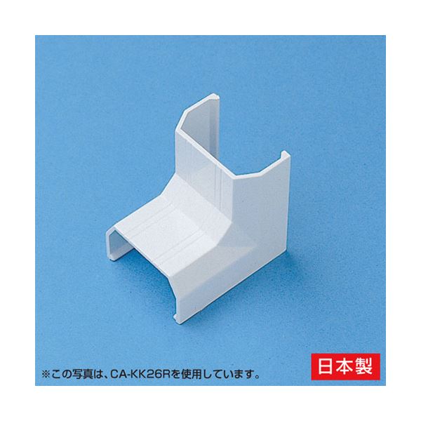 (まとめ)サンワサプライ ケーブルカバー(入角ホワイト) CA-KK17R(×50セット)