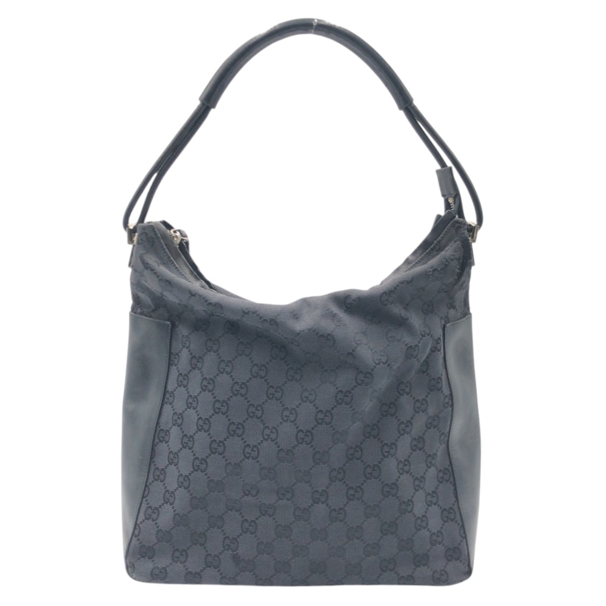 GG柄 ブラック 黒 GGキャンバス 001 3770 ホーボー ショルダーバッグ ハンドバッグ レディース 411253