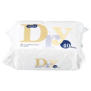 （まとめ） TANOSEE フローリングワイパーシート ドライタイプ 1パック（40枚） (×20セット)