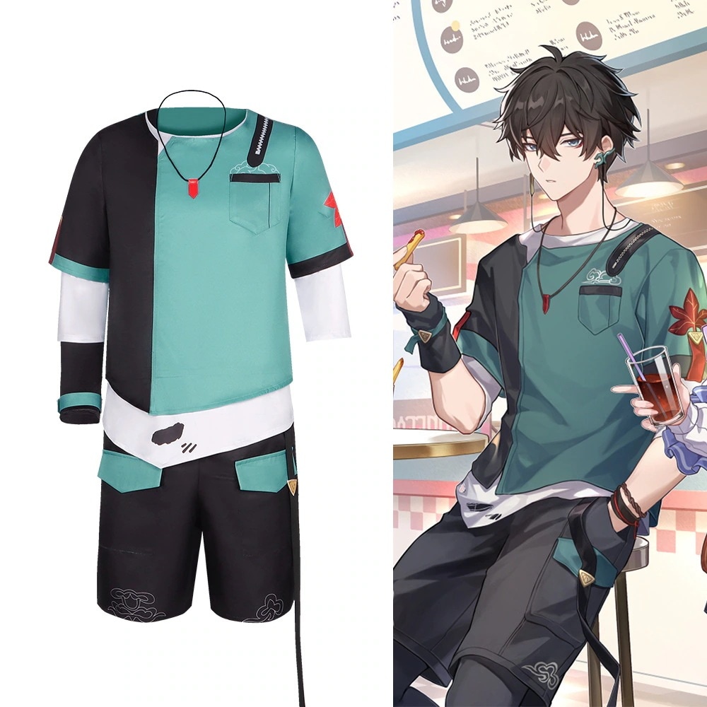 崩壊cos服星穹鉄道美味しい誘い丹恒三月七コスプレ衣装二次元ゲーム連動