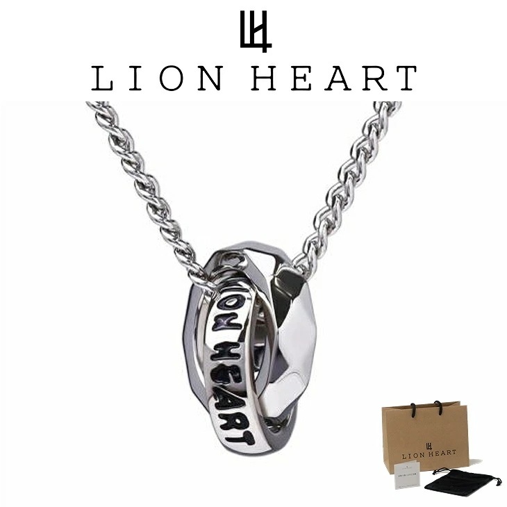 ネックレス メンズ 限定展開 LH-1 THE EDGE シグネチャーカッティング ダブルリング スペシャルパッケージ サージカルステンレス316L LH-03NE073 【ネコポス】