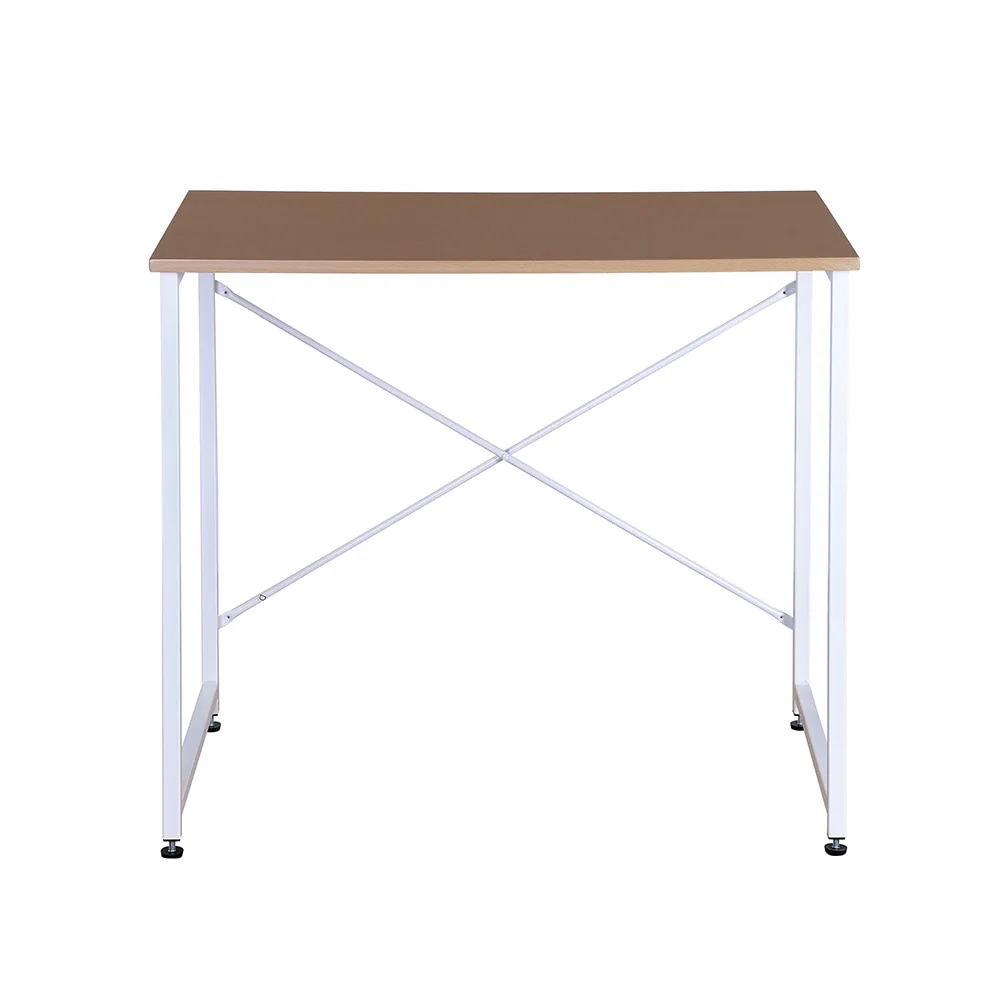 【国内発送】1839【WF301556DAA 3set オフィスチェア+パソコンデスク セット】【ナチュラル】シンプルデスク　簡易デスク 木製　机　ワークデスク