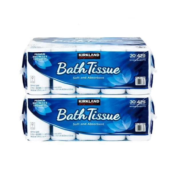 コストコ トイレットペーパー42.9m/（30ロールx2個セット）