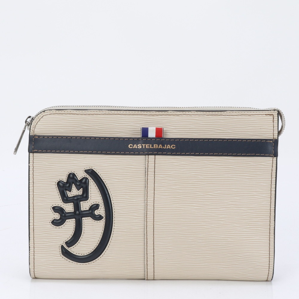 美品 アルプ レザー セカンドバッグ クラッチ ポーチ 通勤 ビジネス ハンド ショルダー メンズ EGE BI1-2 中古