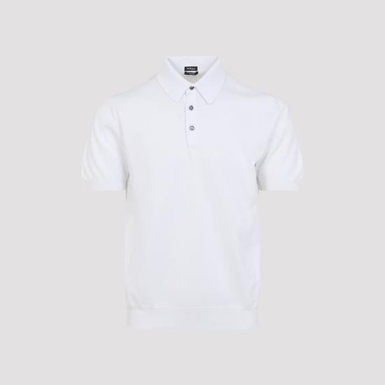 KITON Men Polo Shirts UMKXX3340C014 BIANCO